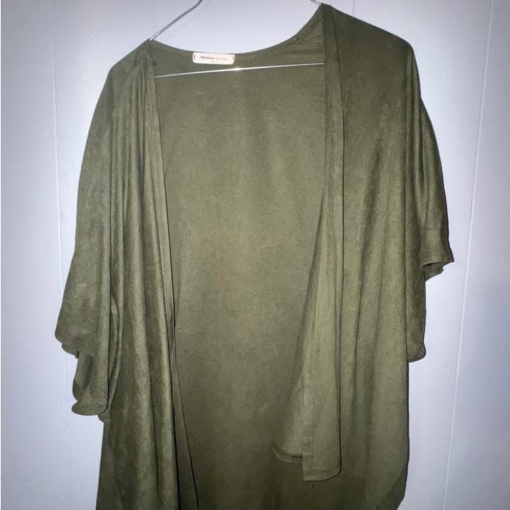 Olive Green Women's Sweater by Valerie Stevens
